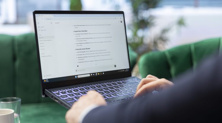 Bucharest, Romania - July 30th 2024 - AI chatGPT bot software on a laptop screen, an intelligent system that provides real time virtual assistance. Automation and artificial intelligence.