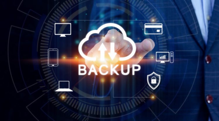 Internet data storage backup, technology business concept, Cloud technology, Data storage, Networking and internet service concept.